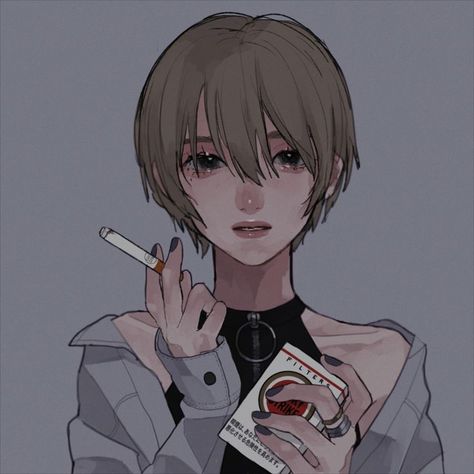 𝗮𝗿𝘁𝗶𝘀𝘁: 𝘁𝗮𝗺𝗶_𝗺𝗼𝗼𝗻𝟬𝟮 Anime Pixie Cut, Discord Aesthetic, Attractive Characters, Art Tut, Digital Ideas, Pfp Anime, Anime Pfps, Anime Pfp, Matching Pfps