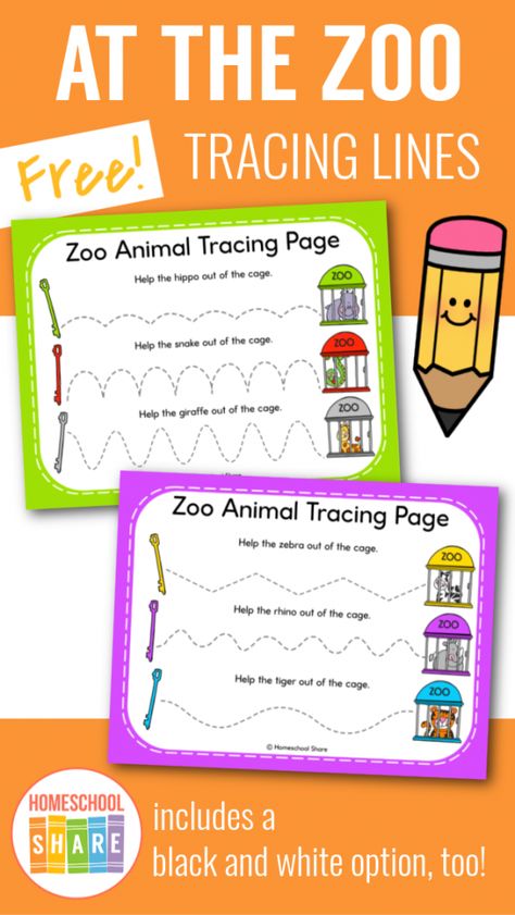 Free Tracing Activities For Preschoolers, Zoo Animal Tracing, Zoo Worksheets Preschool Free Printable, Zoo Theme Preschool Activities Free Printable, Zoo Lesson Plans Preschool, Zoo Theme Toddler Activities, Zoo Theme Preschool, Zoo Preschool Activities, Goodnight Gorilla Activities