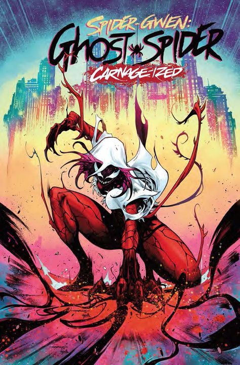 Marvel Carnage, Spider Carnage, Spider Gwen Comics, Absolute Carnage, All Spiderman, Carnage Marvel, Symbiotes Marvel, Venom Comics, Bd Art