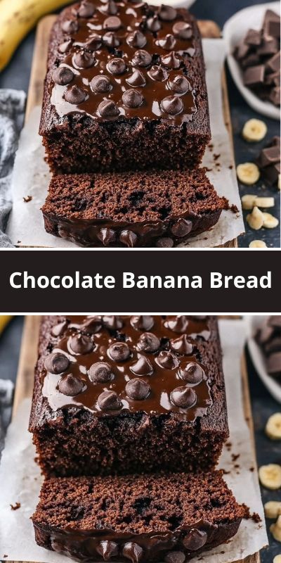 This Chocolate Banana Bread is a rich, moist, and naturally sweetened twist on classic banana bread, combining the flavors of ripe bananas, nut butter, and cocoa for a delightful treat. The mashed bananas lend natural Dessert Recipes Yummy, Shredded Wheat Dessert, Protein Loaf Bread, Ripe Bananas Recipes, Sweet Bread Recipes Homemade, Banana Bread With Oil, Naturally Sweetened Desserts, Deserts Recipes, Healthy Banana Recipes