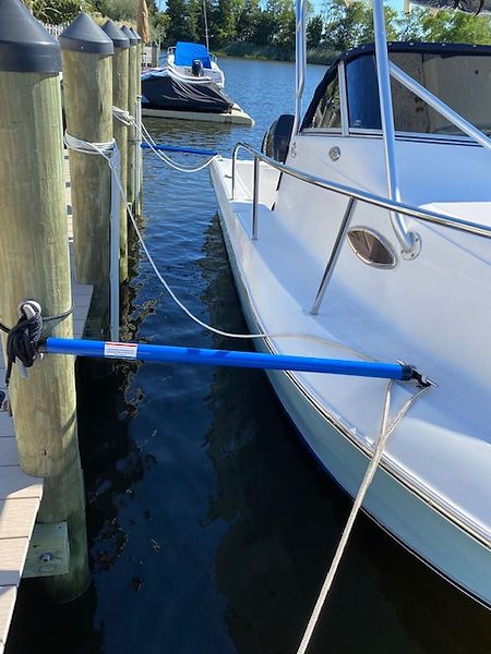 Boat Dock Mooring System | Prevent abrasive dock contact | boatdockmooringsystem.com Boat Dock Accessories, Center Console Boat Storage Ideas, Pontoon Boat Accessories, Lake Toys, Boat Supplies, Dock Accessories, Sailing Gear, Center Console Boats, Dock Ladder