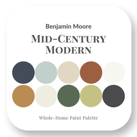 Mid Century Modern Paint Colors, Mid Century Color Palette, Mid Century Modern Color Palette, Modern Paint Colors, Mid Century Modern Interior Design, Mid Century Colors, Mid Century Modern Colors, Popular Paint Colors, House Color Palettes