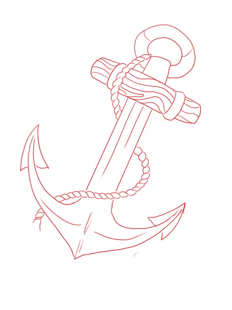 Anchor Tattoo Stencil Outline, Anchor Tattoo Stencil, Ancora Tattoo, Anchor Sketch, Dreamer Tattoo, Anchor Stencil, Small Anchor Tattoos, Jagua Tattoo, Anchor Tattoo Design