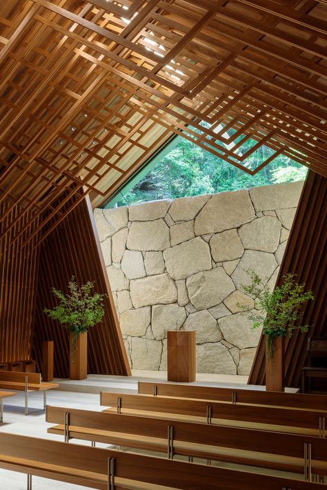 Chapel Design Architecture, Open Chapel, Chapel Design, Meditation Hall, Church Design Architecture, Church Building Design, Hall Ideas, Church Interior Design, Renovation Architecture