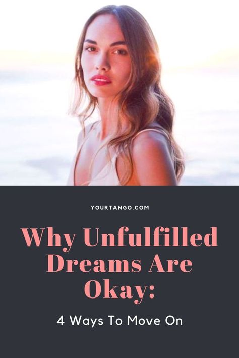 Why Unfulfilled Dreams Are OK: 4 Ways To Move On | Rachelle Stone | YourTango #selflove #loveyourself #selfcare Unfulfilled Dreams, Scary Dreams, Blonde With Blue Eyes, 1984 Olympics, Creative Class, Famous Movies, Being Good, To Move Forward, New Career