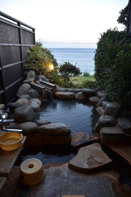 Japanese Bath House, Hot Spring Bath, Onsen Bath, Onsen Ryokan, Japanese Onsen, Japanese Hot Springs, Japanese Bath, Outdoor Tub, Outdoor Bath