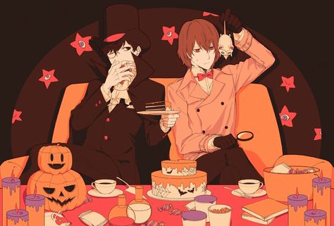 Akira, Akechi Persona 5 Halloween, Persona Characters, Akira Comics, Persona 5 Anime, Goro Akechi, Persona Series, Akira Kurusu, Video Game Anime, Shin Megami Tensei