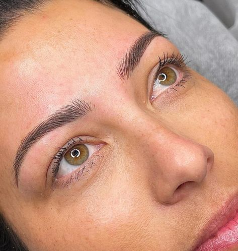 Zibaroo -Best Eyebrows tattoo, Cosmetic tattoo, Digital nano brows in Perth Fluffy Brows Microblading, Thick Microbladed Eyebrows, Eyebrow Microblading Natural, Eyebrow Inspo Natural, Nano Eyebrows, Nano Brows Before And After, Micro Bladed Eyebrows, Spmu Brows, Natural Microblading Eyebrows