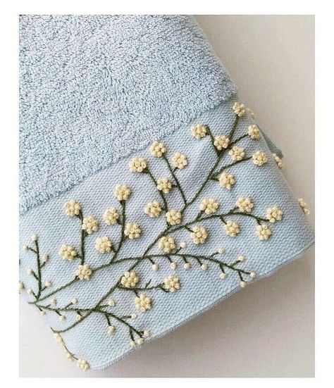 Embroidery, Flowers, On Instagram, Blue, White, Instagram