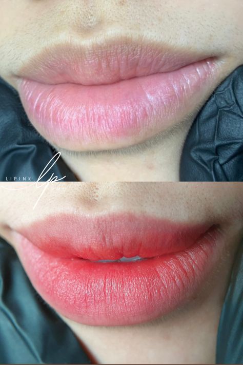 Lip Tattoo Lipstick, Lip Color Tattoo, Lip Outline, Lip Permanent Makeup, Ombre Lip, Reverse Ombre, Lip Trends, Lip Blush, Ombre Lips