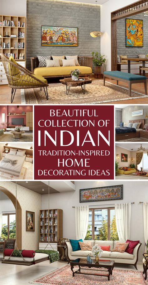 Indian Inspired Interior Design, Indian Inspired Decor Living Rooms, Indian Home Interior Living Rooms, Home Interior Design Indian Traditional, Home Decor Indian Style, Traditional Indian Home Decor, Indian Living Room Decor, Home Interior Design Indian, Indian Living Room Design