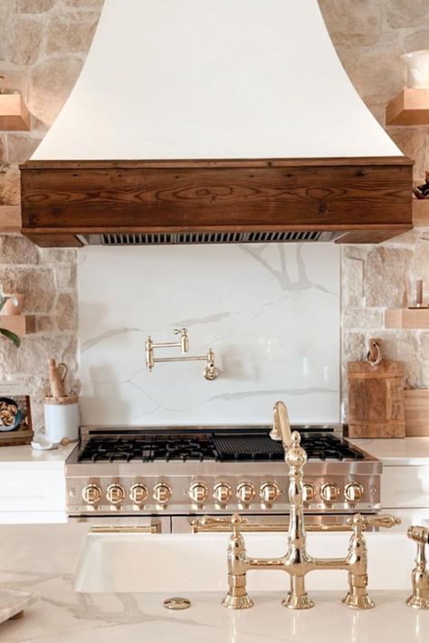 The ZLINE Autograph Edition Collection allows you to choose the perfect accent hardware that matches your aesthetic!💫

📸 via Instagram: @ themassonco @ zlinekitchen

Tap to explore ZLINE Autograph Edition Ranges!

#chickitchen #luxurykitchen #brickbacksplash #kitchendesign Zline Appliances In Kitchen, 48 Inch Range, Modern French Cottage, Electric Ovens, Zline Autograph Edition, Range Wall, Double Oven Range, Kitchen Suite, Brick Backsplash