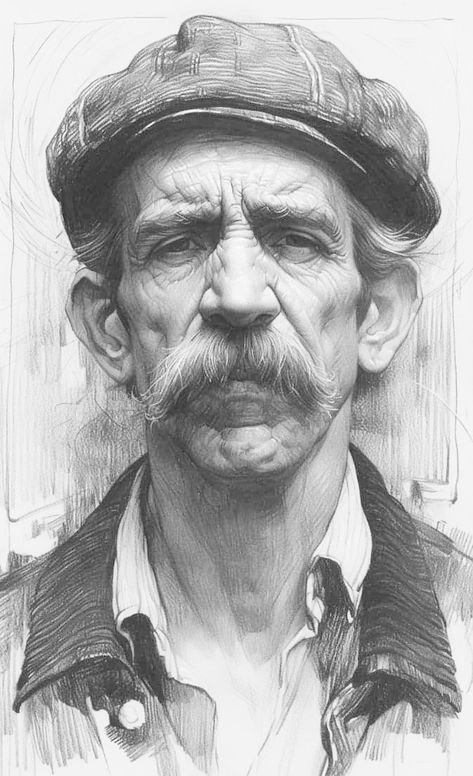 Old Man Drawing Reference, Older Man Drawing, Old Man Drawing, Man Drawing, Realistic Pencil Drawings, Man Sketch, Pen Art Drawings, Makeup Class, Reference Poses