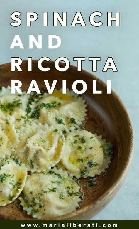 Indulge in some tasty spinach and ricotta ravioli with our simple recipe! Click the link for the full recipe! #recipes Spinach And Ricotta Ravioli Sauces, Spinach Ravioli Recipe Dinners, Healthy Ravioli, Spinach Ravioli Recipe, Ricotta Ravioli Recipe, Spinach Ricotta Ravioli, Cheese Ravioli Recipe, Spinach And Cheese Ravioli, Spinach And Ricotta Ravioli