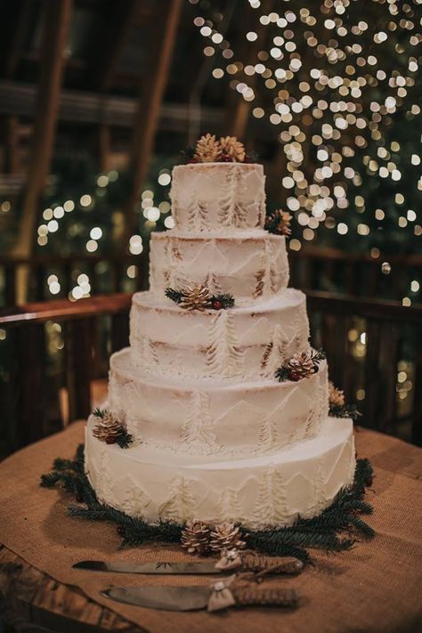 Winter Theme Wedding Cake, Mountain Theme Wedding Cake, Mountain Theme Wedding, Mountain Wedding Cake, Wedding Cake Icing, Mountain View Wedding, Wedding Sheet Cakes, Wedding Reception Cake, Kim Wedding