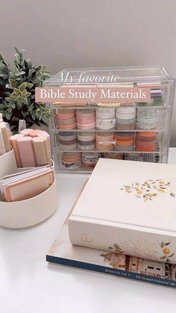 Bible Study Desk Ideas, Bible Study Tools Products, What Bible Should I Buy, Bible Study Necessities, The Daily Grace Co, Bible Study Must Haves, Bible Study Desk Setup, Bible Study Accessories, Bible Stationary