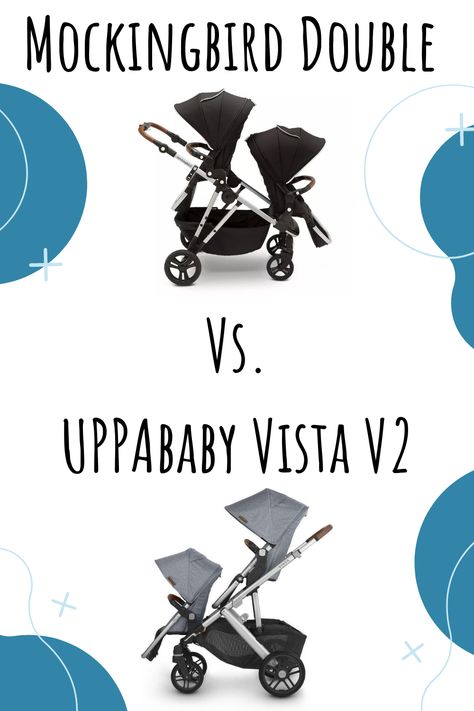 Mockingbird Double vs. UPPAbaby Vista V2 | Stroller Comparison – The Modern Mindful Mom Uppababy Vista V2, Mindful Mom, Uppababy Mesa, Uppababy Vista Stroller, Stroller Board, Chicco Keyfit 30, Vista Stroller, Uppababy Vista, Double Stroller