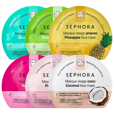 Sephora Face Mask, Pore Mask, Tumeric Face Mask, Green Tea Mask, Gel Mask, Mascara Facial, Sephora Collection, Face Scrub, Facial Masks