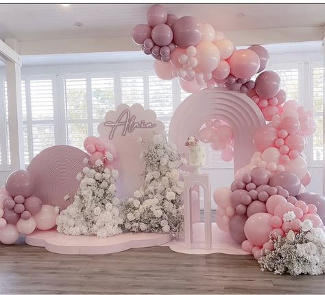 Birthday Party Decoration Ideas, Panel Backdrop, Party Decoration Ideas, Princess Theme Birthday, Bridal Shower Balloons, Baby Birthday Decorations, 1st Birthday Party Decorations, Birthday Party Theme Decorations, First Birthday Party Themes