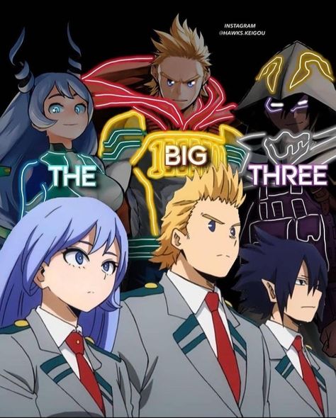 Mha The Big 3, My Hero Academia The Big 3, Mha Trio Wallpaper, The Big 3 Mha, Mha The Big Three, The Big Three Mha, Mha Big Three, Big Three Bnha, My Hero Academia Big 3