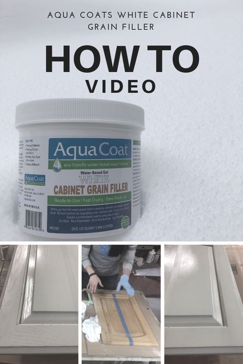 Aqua Coat Wood Grain Filler, Grain Filler, Paint Cabinets, Refacing Kitchen Cabinets, Plywood Cabinets, White Cabinet, Smitten Kitchen, New Kitchen Cabinets, Kitchen Cabinets Makeover