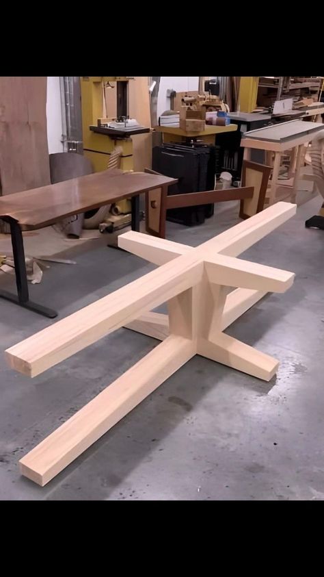 James Wesley, Cube Furniture, Diy Furniture Chair, Wood Table Design, Woodworking Projects Furniture, Woodworking Inspiration, Woodworking Ideas Table, Dining Chair Design, Farmhouse Dining Table