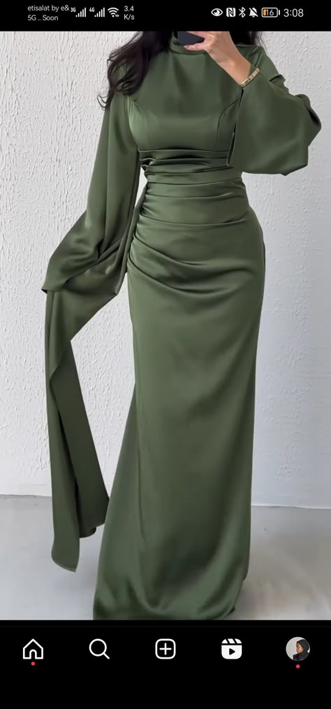 Hijabi Dresses Prom, Hijabi Prom Dress, Eid Fits, Matric Ball Dresses, Cute Wedding Guest Dresses, Hijabi Dresses, Dress Celebrity, Modest Dresses Fashion, Soiree Dress