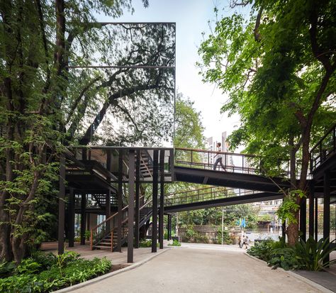 Naiipa Art Complex / Stu/D/O Architects Office Mirror, Forest Architecture, Studio Dance, Bangkok City, Indoor Waterfall, H Design, Green Architecture, Art Office, Office Spaces