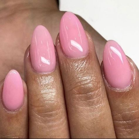 Sheer Pink Nails, Bubblegum Nails, Bubblegum Pink Nails, Pink French Nails, Pink Gel Nails, Pink Manicure, Classy Nail Designs, Basic Nails, Pink Nail Polish