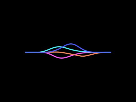 Line Wave by 𝕃𝕚𝕤𝕙𝕖𝕟𝕘 ℂ𝕙𝕒𝕟𝕘 on Dribbble Dr Logo, Sound Logo, Typo Logo Design, Line Animation, Lab Logo, Waves Logo, Waves Line, Graphic Design Fonts, Motion Graphics Design