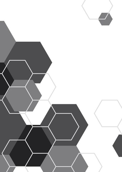 Black and white hexagon geometric | Premium Vector - rawpixel Mockup Background, Bilik Idaman, Crystal Texture, غلاف الكتاب, White Background Wallpaper, Geometric Pattern Background, Pattern Poster, Background Design Vector, Geometric Poster