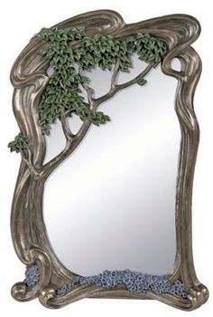 Art Nouveau Tree, Art Nouveau Furniture, Art Nouveau Design, 판타지 아트, A Mirror, Tree Designs, Belle Epoque, Art Moderne, Art And Architecture