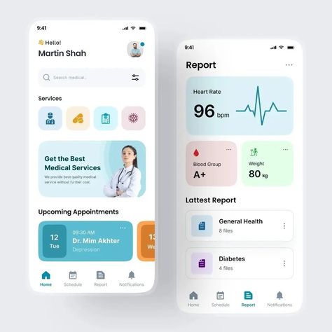 Health App Design, Ux Design Principles, Website Interface, Ux Design Mobile, Ui Ux 디자인, Ux App Design, Medical App, Android App Design, Mobile Application Design