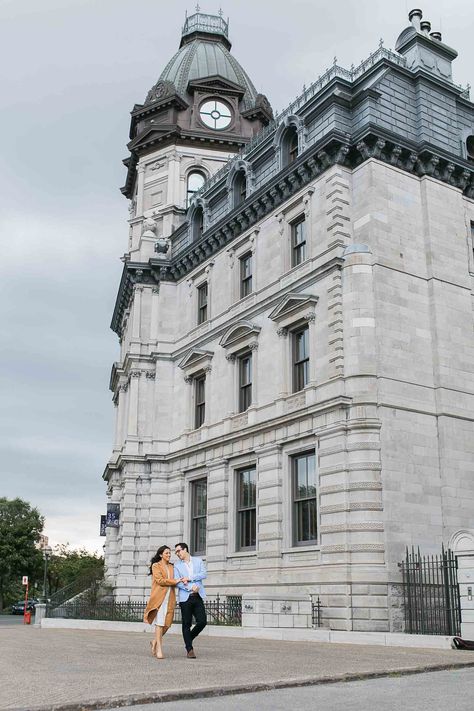 Fall Engagement Photos in Montreal Old Port - Montreal Engagement Photographer Montreal Old Port, Old Port Montreal, Cobble Stone, Fall Engagement Photos, Stone Street, Engagement Photos Fall, Old Port, Fall Engagement, Warm Autumn