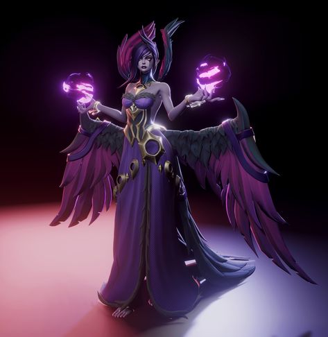 ArtStation - MORGANA - Wild Rift - FanArt Morgana Fanart, Coven Morgana, Morgana Lol, Coven Morgana League Of Legends, Morgana Fantasy Art, Morgana Cosplay, Mage Art, Morgana League Of Legends, League Of Legends Art