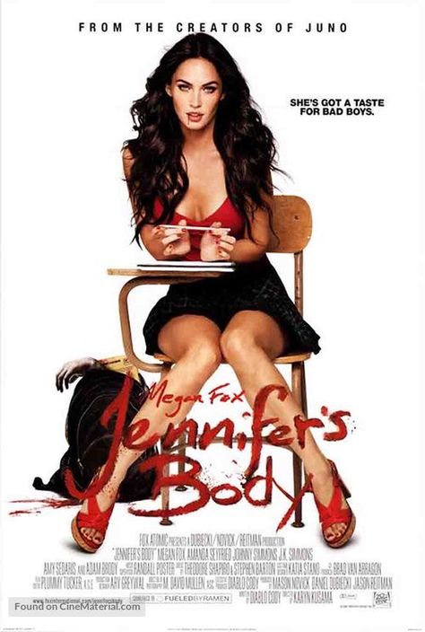 Jennifers Body Movie, Megan Fox Movies, Jennifers Body Megan, Jennifer’s Body, Amy Sedaris, Movie Art Print, Adam Brody, Jennifer's Body, International Style