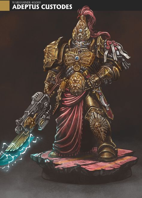 40k Custodes Art, Tzaangor 40k, Adeptus Custodes Art, Warhammer 40k Custodes, Custodes Art, Warhammer Custodes, Custodes 40k, 40k Custodes, Legio Custodes