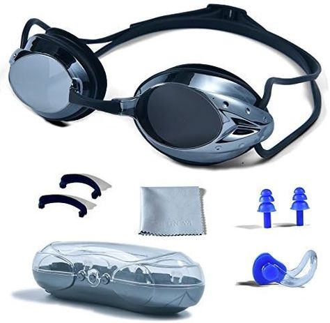 Amazon.com : PHELRENA Swimming Goggles, Professional Swim Goggles Anti Fog UV Protection No Leaking for Adult Men Women Kids : Sports & Outdoors Swimming Goggles Kids, Swimming Glasses, Goggles Glasses, Kids Swim, Swim Goggles, Snorkel Mask, Nose Clip, Spectacles Frames, Earplugs