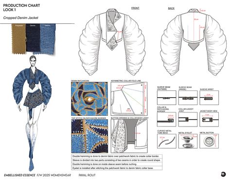 Embellished Essence FW 2025 :: Behance Fashion Design Line Up, Collection Plan Fashion Layout, Scarf Technical Drawing, Fashion Collection Sketch, Designer Portfolio Design, Design Development Fashion, Retro Futurism Fashion, Fashion Design Inspiration Board, Uni Fashion