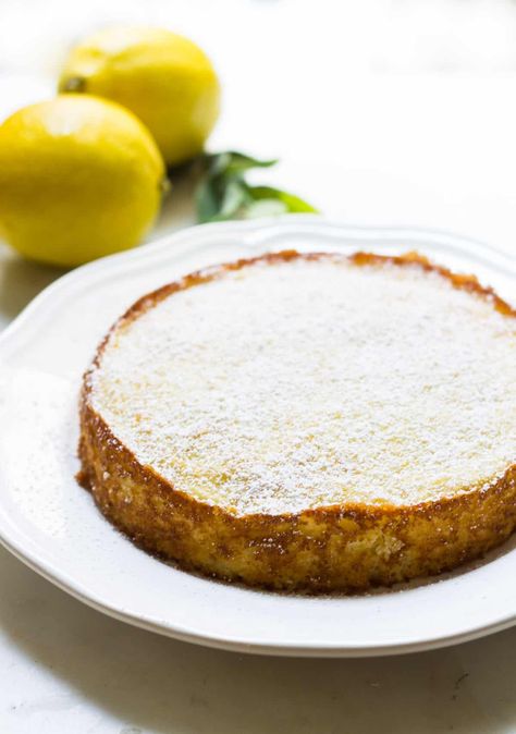 Lemon Ricotta Cake Recipes, Moist Lemon Cake Recipe, Olive Oil Cakes, Oil Cake Recipe, Ricotta Cake Recipes, Cafe Cakes, Olive Oil Cake Recipe, Lemon Ricotta Cake, Lemon Olive Oil Cake