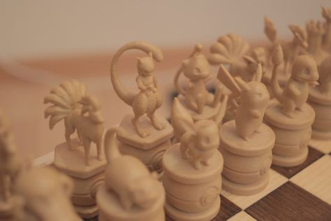 Jeux+d'échecs/pièces,+a+collection+by+Phoenyx77 Harry Potter Chess Set, Harry Potter Chess, 3d Printing Toys, 3d Pokemon, Bottom Heavy, 3d Printing Art, 3d Printer Designs, Stencil Printing, 3d Printing Diy