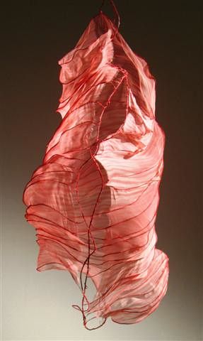 Silk Torso - full view | Hand dyed silk chiffon, wire. 41 in… | Flickr Willow Lanterns, What Is Contemporary Art, Textile Sculpture, Artistic Installation, Art Curriculum, Silk Art, Literature Art, Wire Sculpture, Paper Sculpture