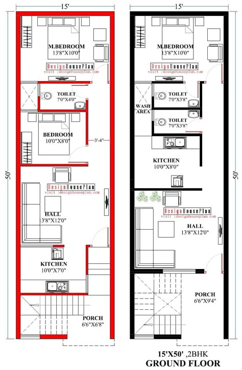 20x50 House Plans, 40×60 House Plans, Row House Plan, 2d House Plan, Smart House Plans, Residential Plan, 30x50 House Plans, 20x40 House Plans, Interior Portfolio