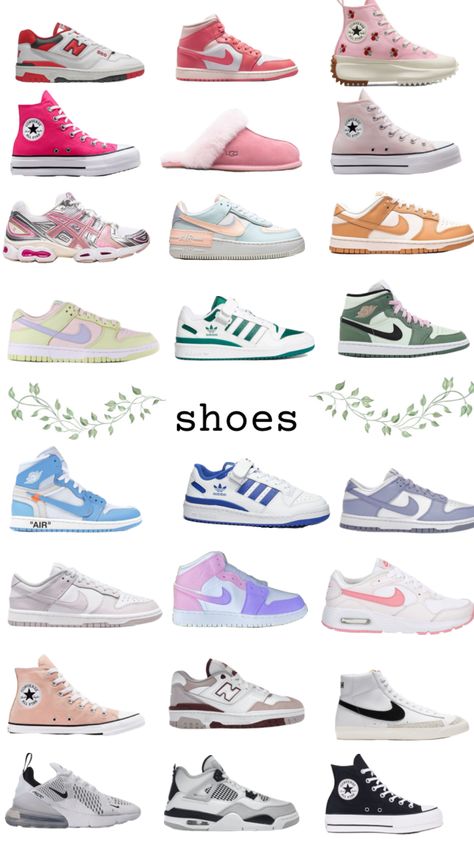 #summer #shoes #outfitinspo #shoeinspo #colors #aesthetic #shuffles #ideas #collage Summer Shoes Aesthetic, Shoe Collage, Shuffles Ideas, Shoes Collage, Shuffles Summer, Colors Aesthetic, Aesthetic Shuffles, Senior Style