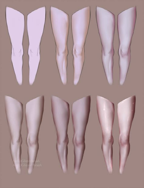 Leg Shading StepbyStep by AshantiArt on DeviantArt Skin Shade Tutorial, Digital Shading Tutorial, Leg Shading, How To Draw Skin, Skin Shading Tutorial Digital, How To Paint Skin, How To Shade Skin, Skin Shading Tutorial, Skin Shading