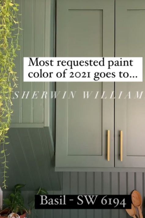 Green Cabinets Paint Colors, Best Green Paint For Kitchen Cabinets, Green Cabinet Paint Colors, Green Laundry, Farmhouse Paint Colors, Cabinet Paint Colors, Paint Color Inspiration, Farmhouse Paint, Favorite Paint Colors