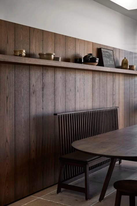 Hecker Guthrie Open Kitchen And Dining, Paddington House, Hecker Guthrie, Joinery Details, Kitchen And Dining Area, Handmade Ceramic Tiles, The Local Project, Bedroom Panel, Wood Interiors