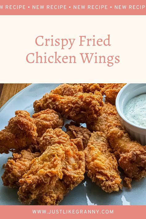 irresistible. Fried Wings Recipe Crispy, Fried Chicken Wings With Sauce, Batter For Chicken Wings, Crispy Breaded Chicken Wings, Chicken Wing Deep Fried Recipes, Breaded Chicken Wing Recipes, Fried Chicken Wingettes, Crispy Fried Chicken Wings Deep Fryer, Extra Crispy Fried Chicken Wings