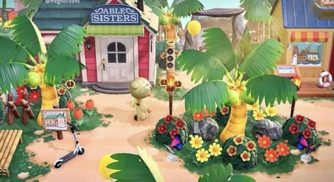 Animal Crossing Guide, Animal Crossing Wild World, Island Theme, Animal Crossing Characters, Tropical Animals, Animal Crossing Villagers, Flower Guide, Tropical Resort, Animal Crossing Pocket Camp