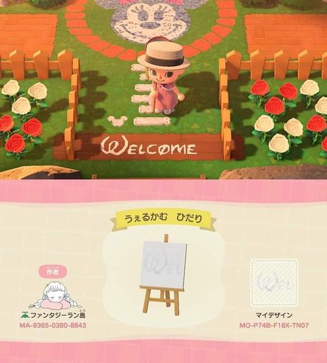 Disneyland Animal Crossing, Disney Animal Crossing Designs, Animal Crossing Disney Island, Disney Acnh Codes, Animal Crossing Disney Codes, Acnh Disney Island, Acnh Disney Design Codes, Acnh Disneyland, Animal Crossing Disney